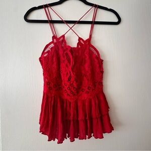 NWT Free People Peplum Tank